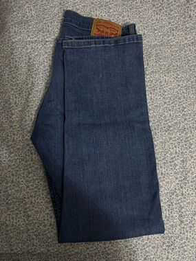 Levi's Men's Dark Blue Straight Jeans